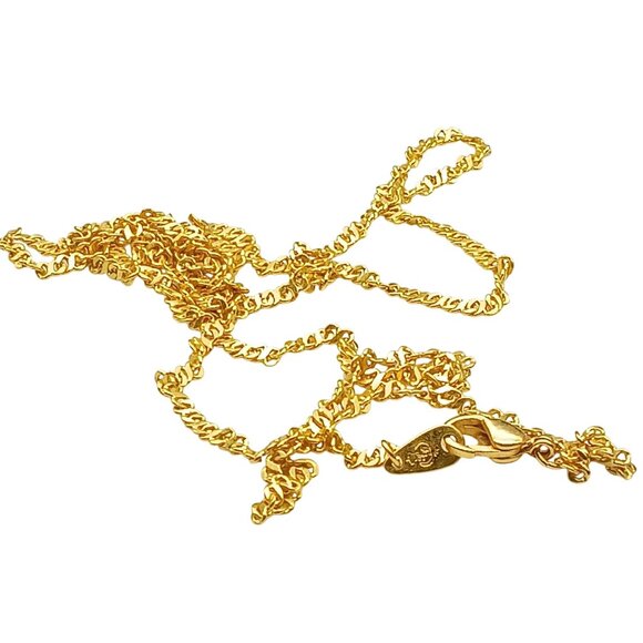 Vintage Premier Designs 30" Gold-Tone Infinity Link Chain Necklace with Lobster - Picture 2 of 2